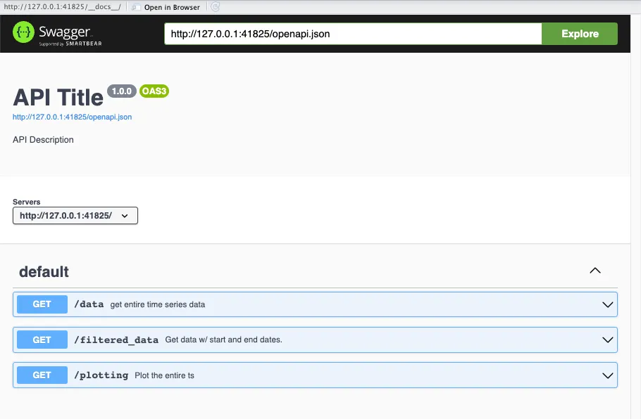 API Endpoint Overview